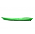 Каяк пластиковый зеленый, туристический каяк одноместный